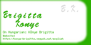 brigitta konye business card